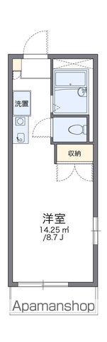 レオパレスパル(1K/1階)の間取り写真