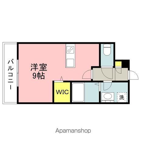 トラストレジデンス博多駅南(ワンルーム/4階)の間取り写真