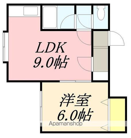 RSトミオカ(1LDK/2階)の間取り写真