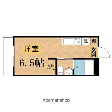 サニーハイツ(ワンルーム/3階)の間取り写真