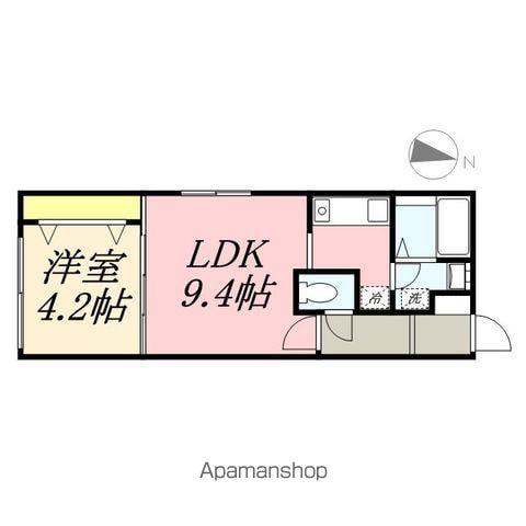 グラスマーレ南2条(1LDK/3階)の間取り写真