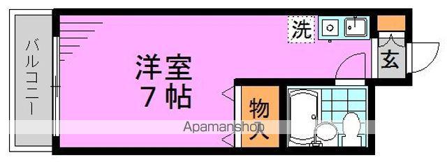 ネオパーク東高円寺(ワンルーム/1階)の間取り写真