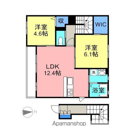 アンビエラ(2LDK/2階)の間取り写真