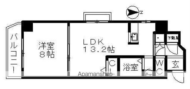 グランデージ則武(1LDK/8階)の間取り写真