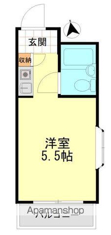 ライオンズマンション椎名町駅前通(ワンルーム/3階)の間取り写真