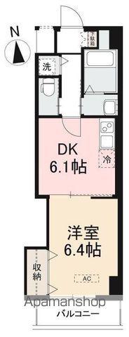 S-FORT栗林公園北(1DK/6階)の間取り写真
