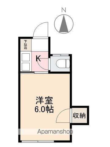 コーポ敏(1K/1階)の間取り写真