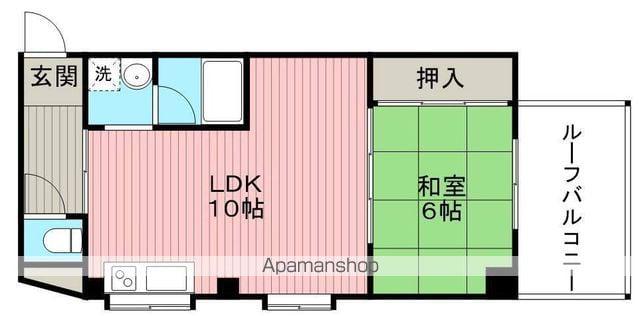 ヴィラ豊中(1LDK/2階)の間取り写真