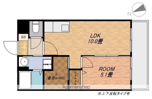 サングランデ(1LDK/2階)の間取り写真