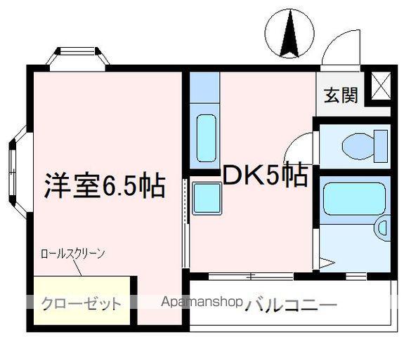 スイートハイム(1DK/3階)の間取り写真