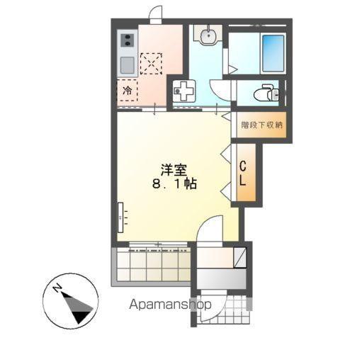 LUMIERE(1K/1階)の間取り写真