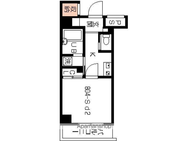 スカイコート本郷東大前壱番館(1K/8階)の間取り写真