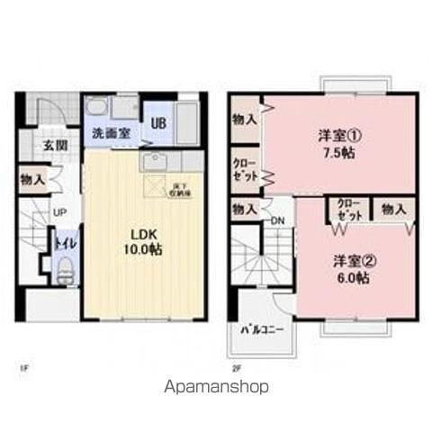 フィナールエコさくら(2LDK)の間取り写真