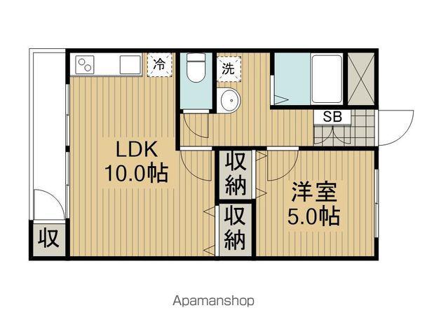 RAYHAUS善福寺川公園(1LDK/3階)の間取り写真
