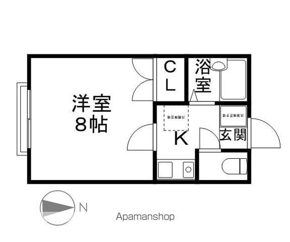 アネックスハラヤマ(1K/2階)の間取り写真