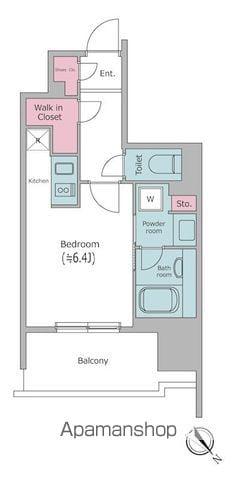レジディア文京本郷Ⅲ(ワンルーム/4階)の間取り写真