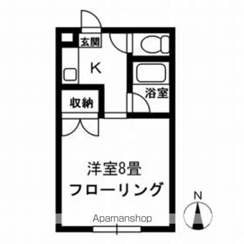 NITTO21弐番館(1K/3階)の間取り写真