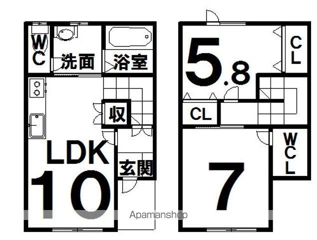 ＢＢハイツ(2LDK)の間取り写真