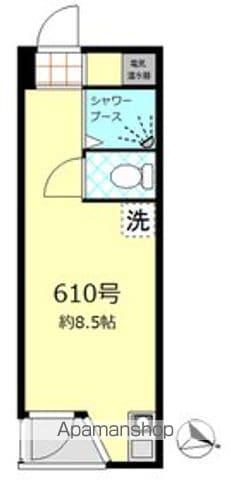 赤坂キャステール 6階階 間取り