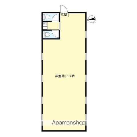 板橋区仲町(ワンルーム/2階)の間取り写真