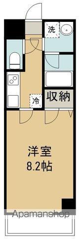 ボヌール3(1K/1階)の間取り写真