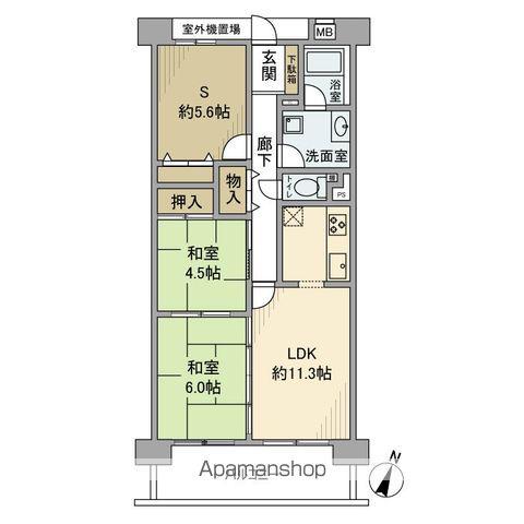 藤和シティーコープ春日井駅前(2SLDK/3階)の間取り写真