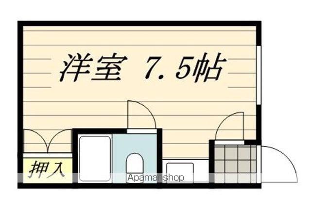 北24条駅ハウス(ワンルーム/1階)の間取り写真
