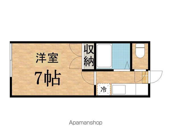 コーポワイズ(1K/1階)の間取り写真