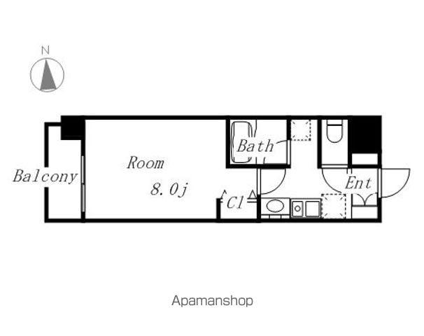 グレイス上前津(1K/10階)の間取り写真