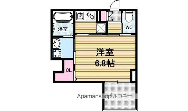 S-RESIDENCE堺筋本町DEUX(1K/9階)の間取り写真
