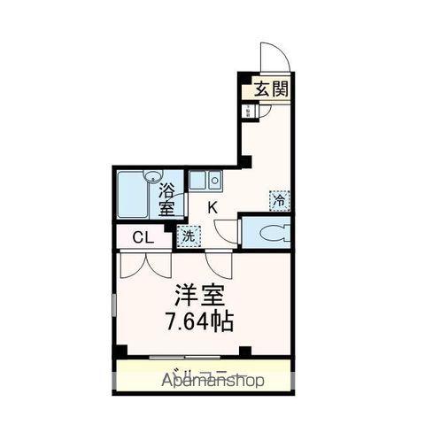 クレオ舞浜A・B(1K/2階)の間取り写真