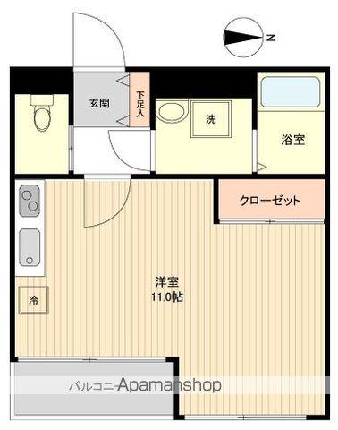 LA DOUCEUR片平(ワンルーム/12階)の間取り写真