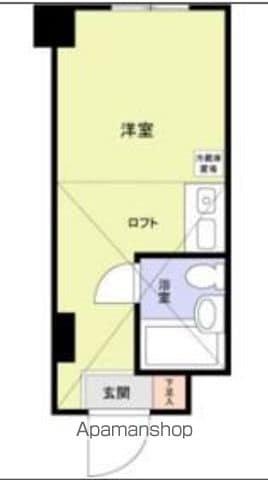 ダイヤモンドビル東日本橋第3(ワンルーム/1階)の間取り写真