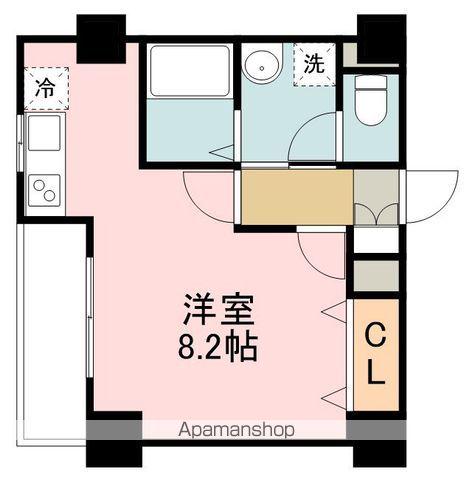 ヴィアーレ堤(1K/3階)の間取り写真