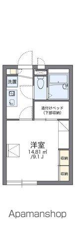 レオパレス秀Ⅱ(1K/1階)の間取り写真