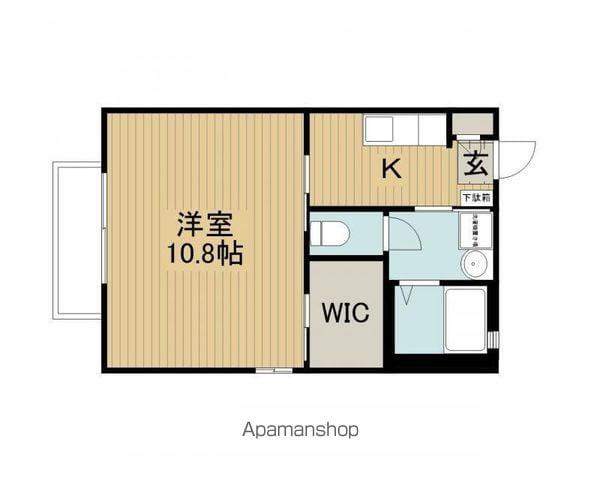 PALACE O-BELLS(1K/2階)の間取り写真