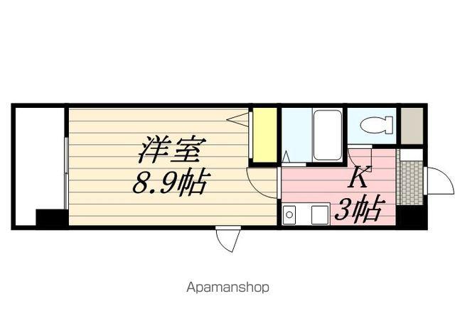 真和ビル(1K/5階)の間取り写真