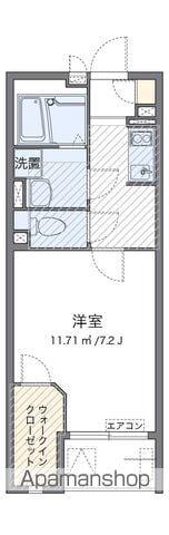 ミランダラギ Ⅲ(1K/2階)の間取り写真