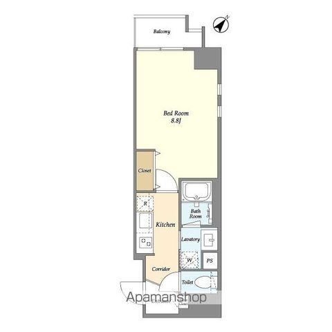 QU4TTRO ARCA 九段(1K/4階)の間取り写真