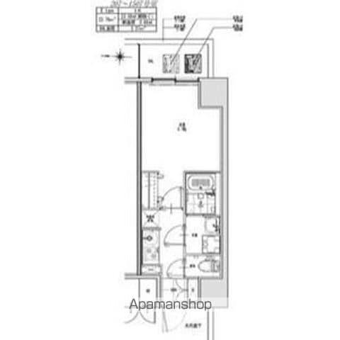 SーRESIDENCE志賀本通DEARLY 73(1K/15階)の間取り写真