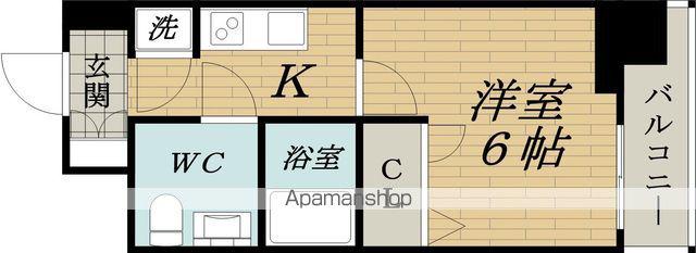 エスリード北大阪レジデンス(1K/9階)の間取り写真