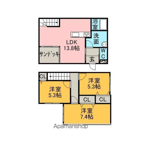 ゼロキューブ(3LDK)の間取り写真