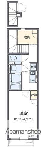クレイノサンハイム(1K/2階)の間取り写真