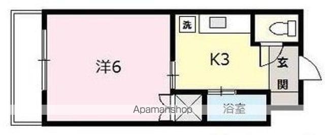 田川ビル(1K/5階)の間取り写真