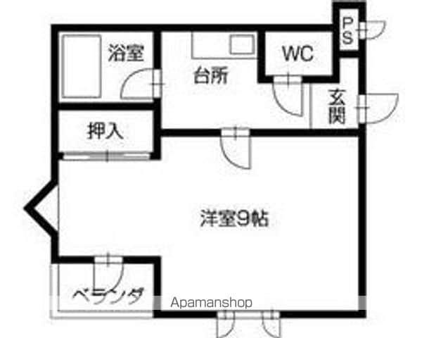 エクセレント パティオ(1K/2階)の間取り写真