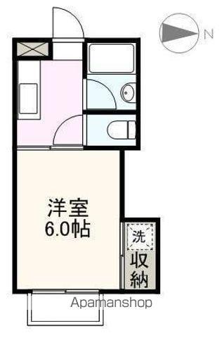 タウンヴィラ(1K/3階)の間取り写真