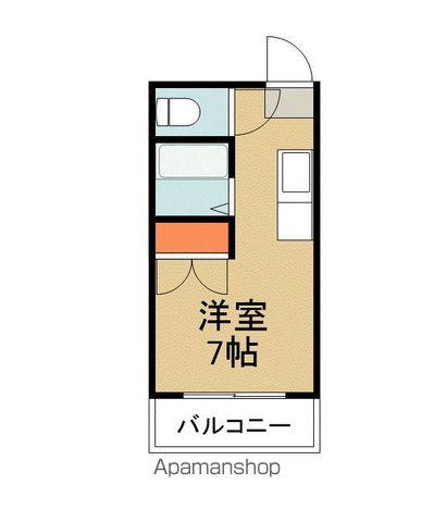 シード90(ワンルーム/1階)の間取り写真