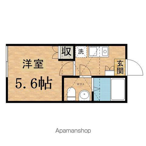 サンレジデンス東中野(1K/1階)の間取り写真