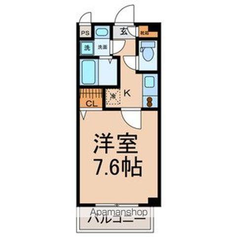 サニーウェル21(1K/3階)の間取り写真