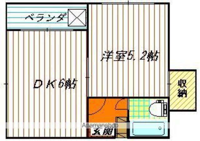 ニュー三番町ハイツ(1DK/3階)の間取り写真